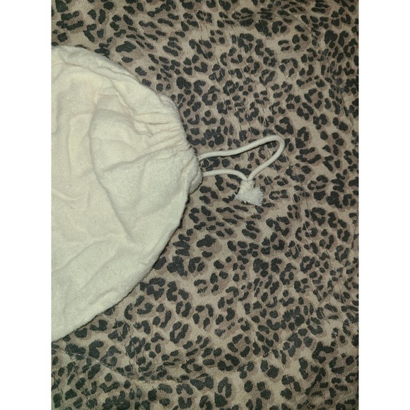 J.Crew Tote Makeup Bag Women's One Size Canvas Logo Drawstring Casual (AAA) - Picture 5 of 5